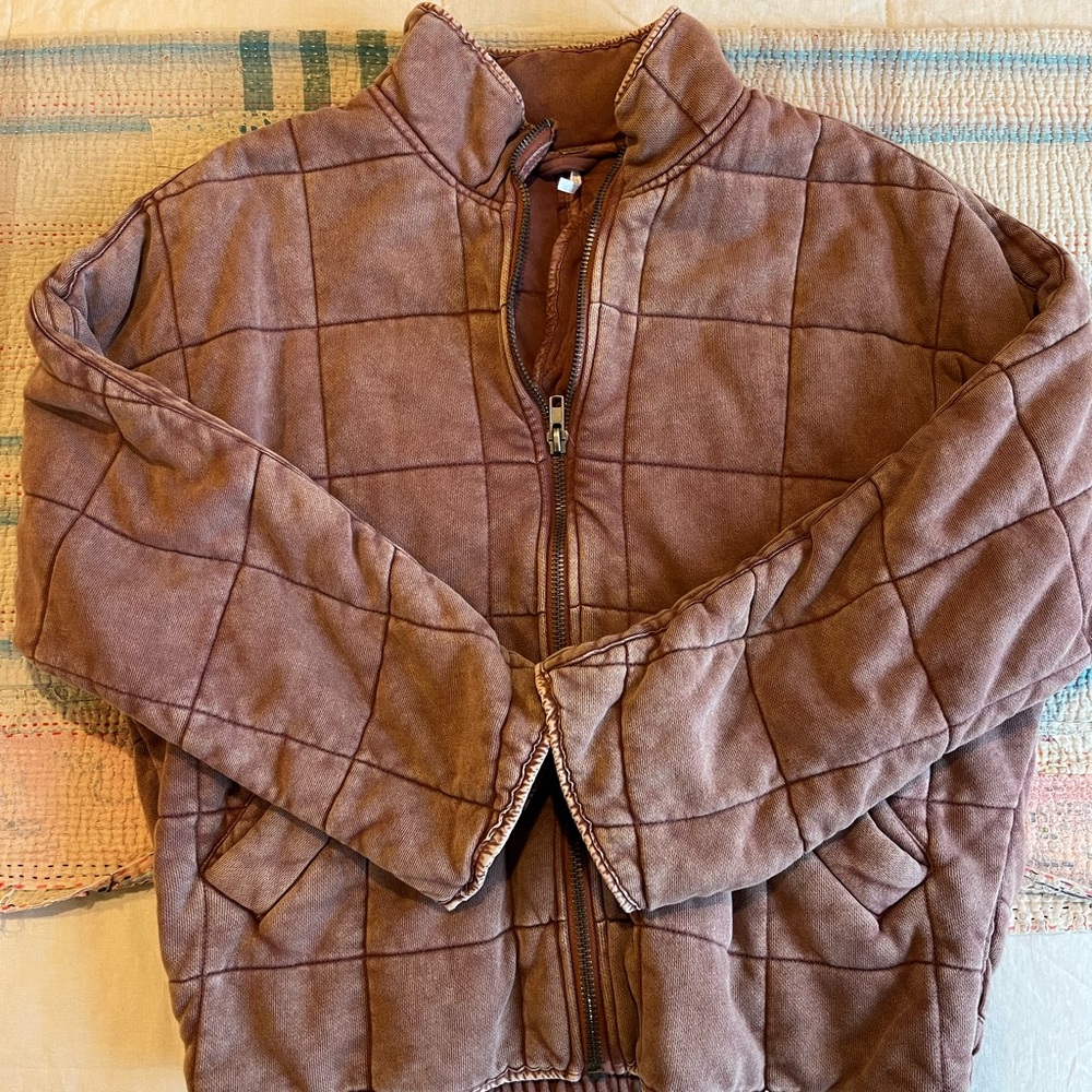 Free People Dolman Quilted Jacket